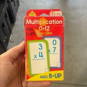 Multiplication Flash Cards for Kids